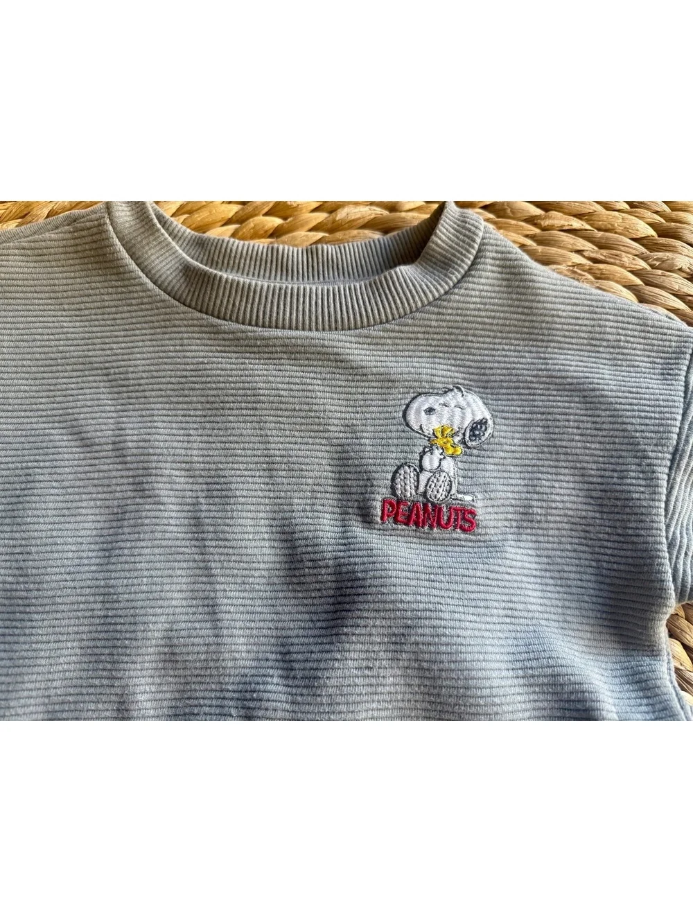 Peanuts Ribbed Boys Sweat Outfit Size 18 Months